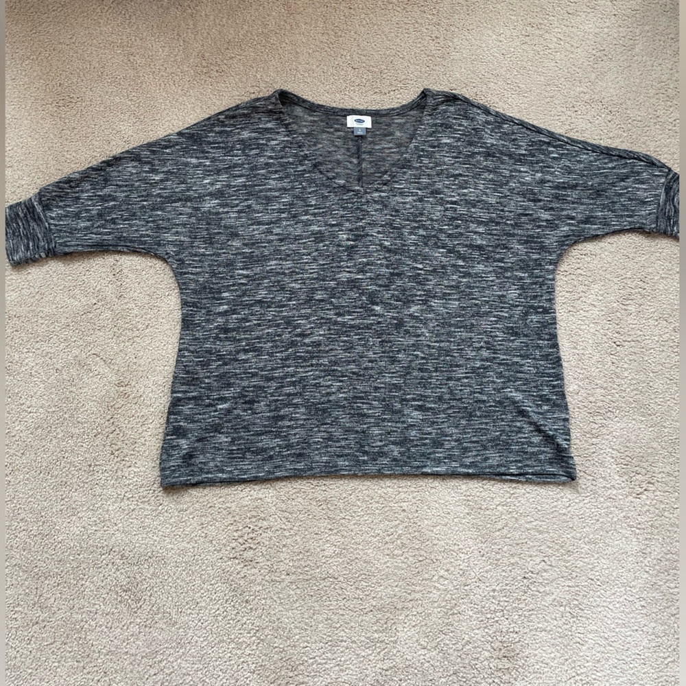 Heathered Grey oversized short sleeved tee shirt size L